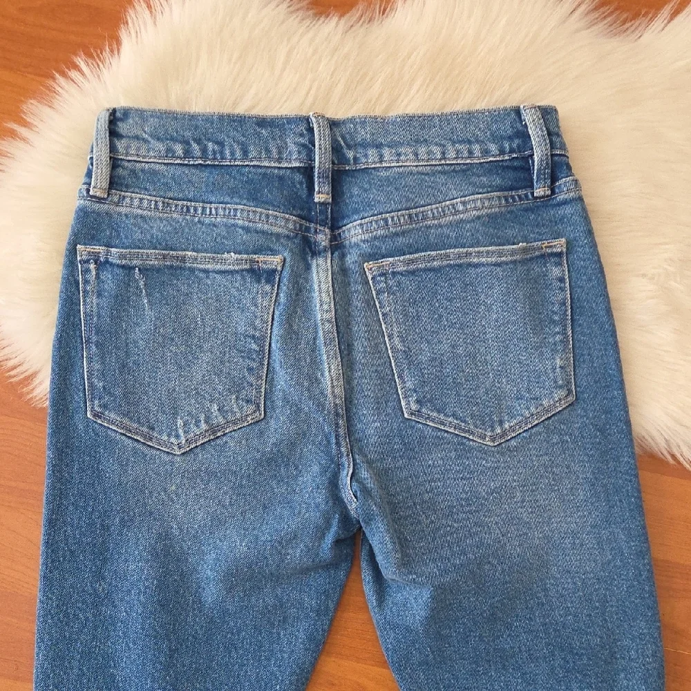 Frame Denim Women's Le High Skinny Crop Jeans Sz 25 Clarin Rips - Picture 8 of 9